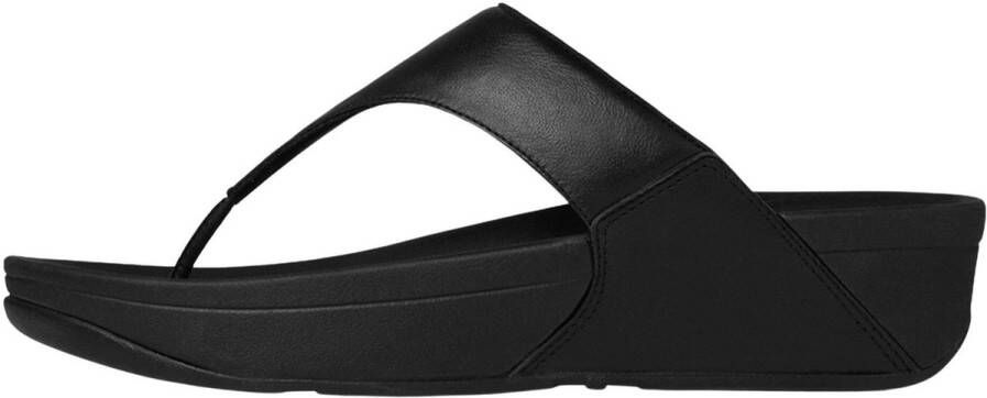 FitFlop ™ Lulu Leather Toepost Leather Black
