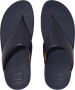 FitFlop Leder Microwobbleboard-zool technologie BLAUW - Thumbnail 2