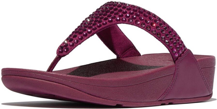 FitFlop Lulu Maxi-Crystal Toe-Post Sandals