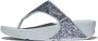 FitFlop Lulu Multi-Tonal Glitter Toe-Post Sandals BLAUW - Thumbnail 2