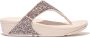 FitFlop Lulu Multi-Tonal Glitter Toe-Post Sandals Vrouwen Nude Rose Mix - Thumbnail 1
