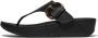 Fitflop Teenslippers LULU RESIN-BUCKLE LEATHER TOE-POST SANDALS - Thumbnail 1