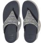 FitFlop Lulu Shimmerweave Toepost Sandalen Slippers BLAUW - Thumbnail 2