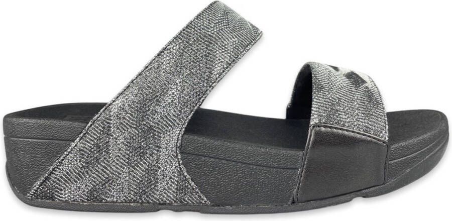 FitFlop Lulu Slide Geo Glitz ZWART - Foto 5