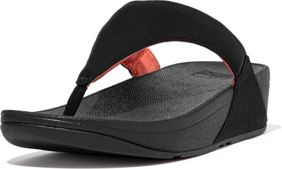FitFlop Lulu Toe Post Water Resistant ZWART