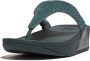 FitFlop Lulu Toepost Slippers Hotfix BLAUW - Thumbnail 3