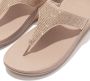 FitFlop Lulu Crystal Embellished Toe-post Sandalen Roze Vrouw - Thumbnail 1
