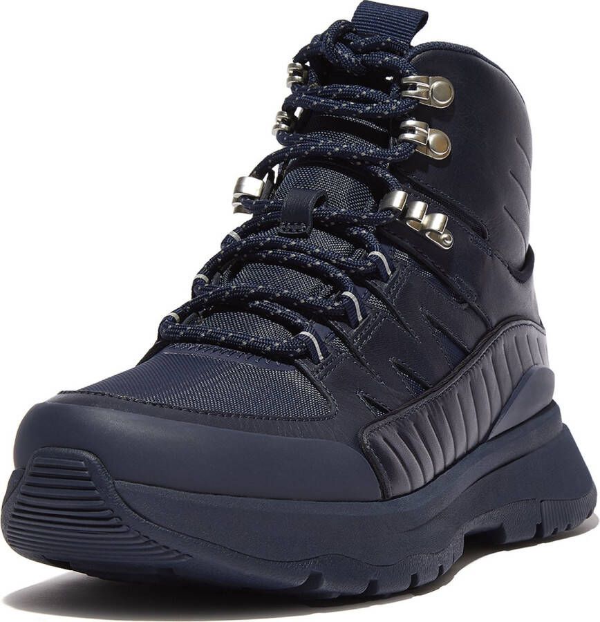 FitFlop Neo-D-Hyker Leather-Mix Outdoor Boots ZWART