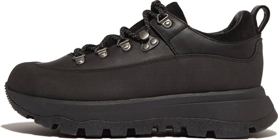 FitFlop Neo-D-Hyker Sneaker WP Leather ZWART
