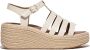 FitFlop Platfforms Espadr. Leather Fisherman Wedge Sandals BEIGE - Thumbnail 2