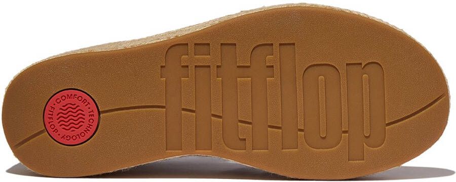 FitFlop Platfforms Espadr. Leather Fisherman Wedge Sandals BRUIN