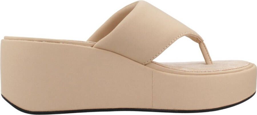 FitFlop Platfforms Wedge Toe-Post Sandals BEIGE