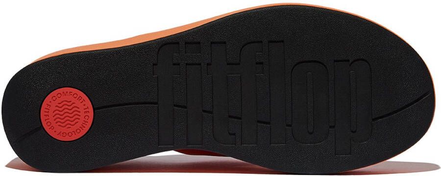 Fitflop Teenslippers PLATFFORMS WEDGE sleehaksandaal plateau schoen met gewatteerde bandage