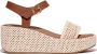 Fitflop Sleehaksandaaltjes PLATFFORMS WOVEN WEDGE plateau sandaal zomerschoen in verfijnde uitstraling - Thumbnail 1