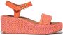 Fitflop Sleehaksandaaltjes PLATFFORMS WOVEN WEDGE plateau sandaal zomerschoen in verfijnde uitstraling - Thumbnail 1
