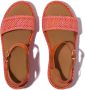 Fitflop Sleehaksandaaltjes PLATFFORMS WOVEN WEDGE plateau sandaal zomerschoen in verfijnde uitstraling - Thumbnail 1