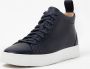 FitFlop Rally High Top Sneaker Leather BLAUW - Thumbnail 1