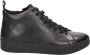 FitFlop Dames schoenen Rally High Top Sneaker Leather All Black - Thumbnail 1