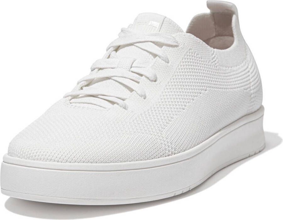 FitFlop Rally Multi Knit Sneakers voor Mannen Wit