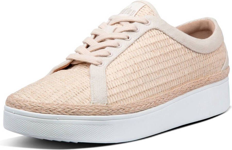 FitFlop Rally Weave Sneakers Beige Vrouw