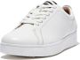 FitFlop Rally Zebra-Back Leather Sneakers WIT - Thumbnail 1