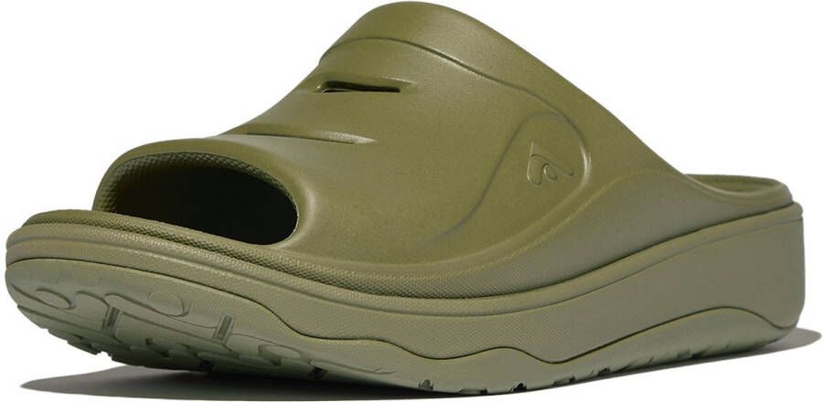 FitFlop Relieff Slide Tonal Rubber GROEN