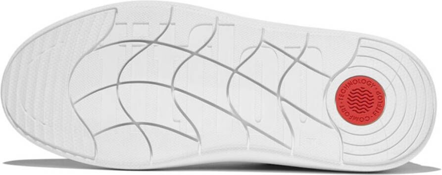 FitFlop Rtg Leather Laceless Sneakers WIT