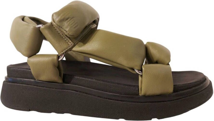 FitFlop Sandaal Gen-FF Soft Leather Back-Strap Sandels Camo-Green