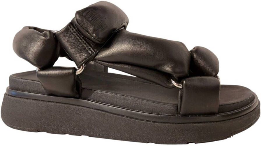 FitFlop Sandaal Gen-FF Soft Leather Back-Strap Sandels Zwart