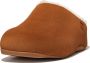 FitFlop Shuv Shearling-Lined Suede Clogs BRUIN - Thumbnail 1