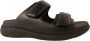 FitFlop Slipper F-Mode Go Mens Adjustable Two-Bar Slides Zwart - Thumbnail 2