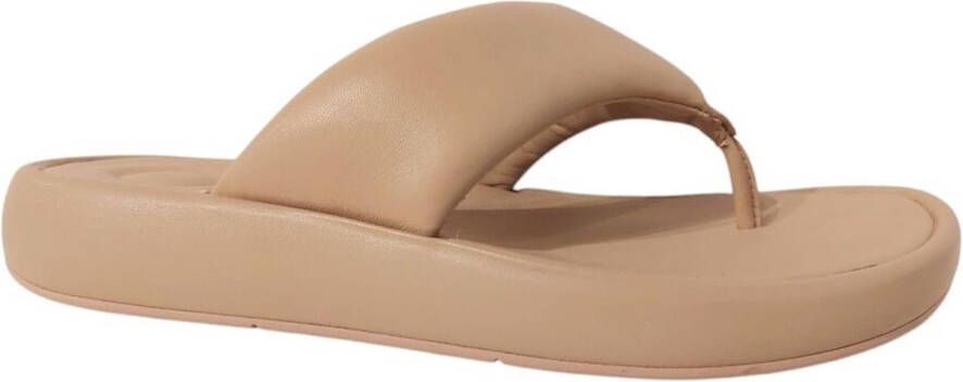 FitFlop Slipper Iqushion D-Luxe Padded Beige