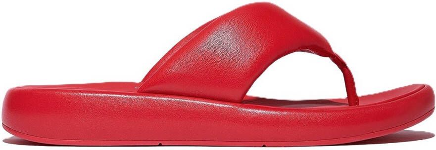 Fitflop Teenslippers IQUSHION D-LUXE flats slides sandaal met zachte teenband