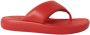 FitFlop Iqushion D-Luxe Padded Leather Toe-Post Sandals ROOD - Thumbnail 3
