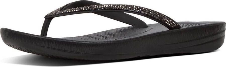 FITFLOP Teenslippers Dames Iqushion Sparkle Maat: 36 Materiaal: Rubber Kleur: Zwart - Foto 5