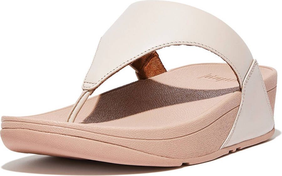 FITFLOP Teenslippers Dames Lulu Leather Toe-post Maat: 41 Materiaal: Leer Kleur: Camel - Foto 2