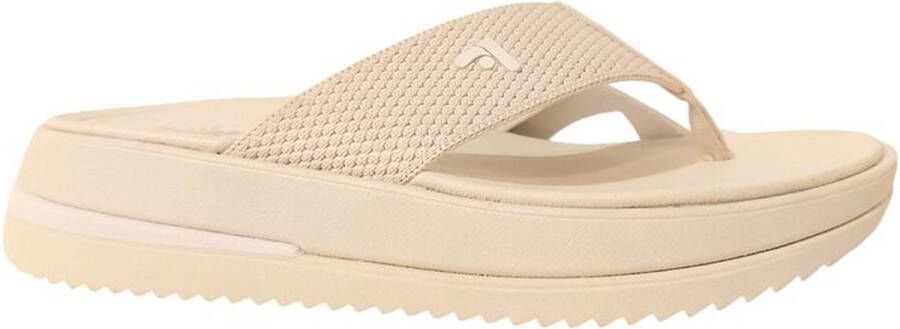FitFlop Slipper Surf Two-Rone Webbing Toe-post Paris Beige
