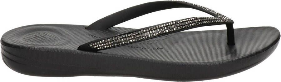 FITFLOP Teenslippers Dames Iqushion Sparkle Rubber Zwart - Foto 9