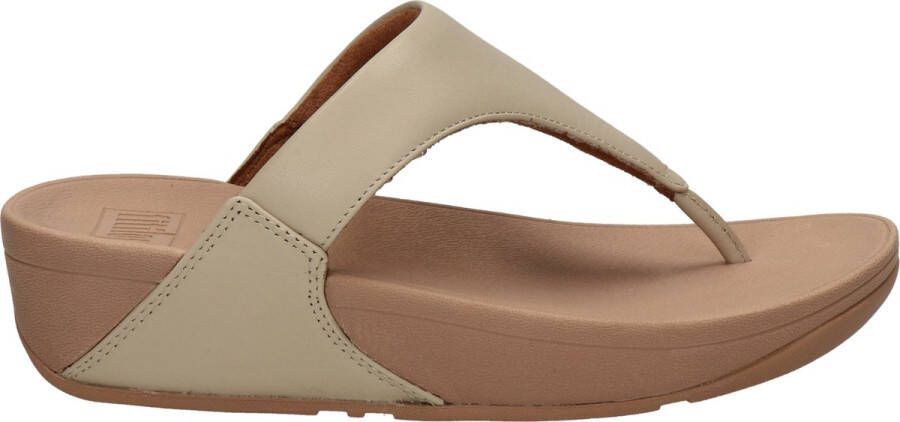 FITFLOP Teenslippers Dames Lulu Leather Toe-post Maat: 41 Materiaal: Leer Kleur: Camel - Foto 3