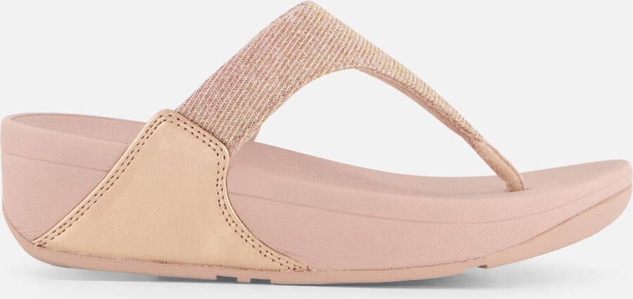 FitFlop Dames schoenen Lulu Shimmerlux Toe-Post Sandals Roze