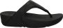 FitFlop Lulu Leather Toepost slippers voor Vrouwen Wit - Thumbnail 2