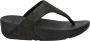 FitFlop Lulu Shimmer dames slipper Zwart - Thumbnail 1