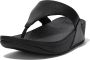 FitFlop Lulu Leather Toepost slippers voor Vrouwen Wit - Thumbnail 2