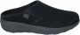 FitFlop ™ Loaff™ Suede Clog Pantoffels Sloffen Black - Thumbnail 2