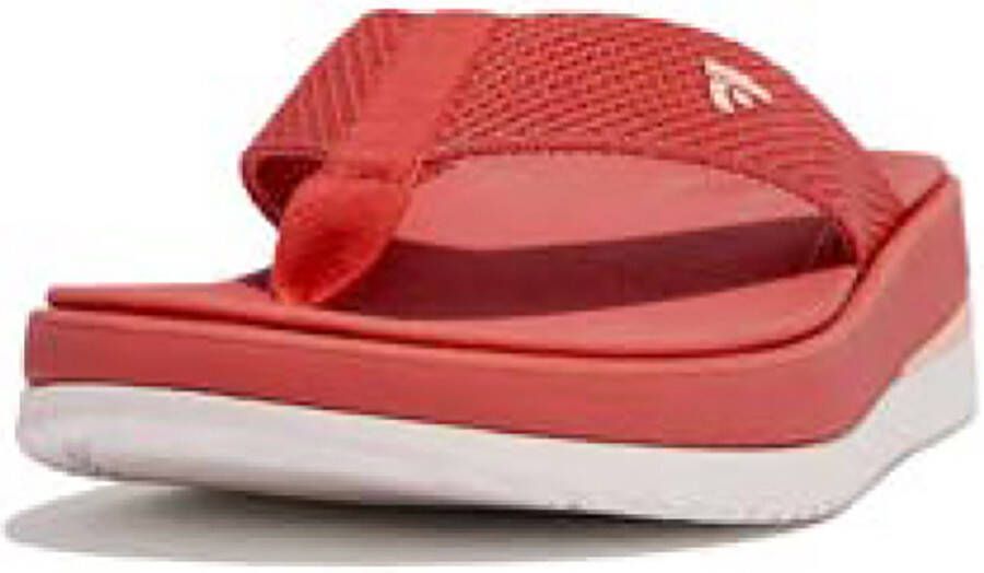 FitFlop Surff Two-Tone Webbing Toe-Post Sandals ROZE