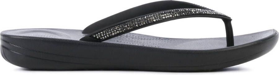 FitFlop TM Vrouwen Slippers Iqushion sparkle Zwart