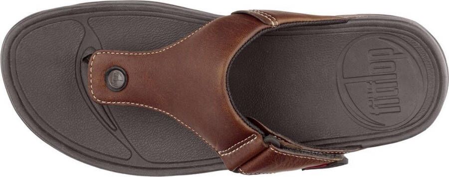 FitFlop Teenslippers TRAKK TM II TOE-THONGS DARK TAN CO