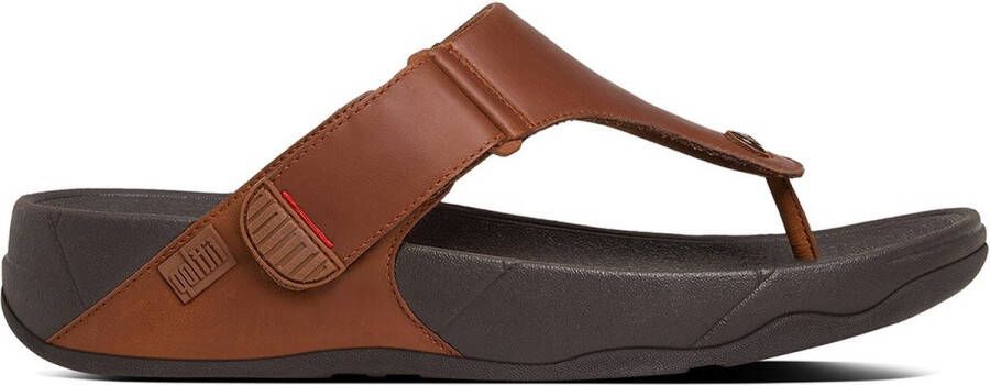 FitFlop Teenslippers TRAKK TM II TOE-THONGS DARK TAN CO