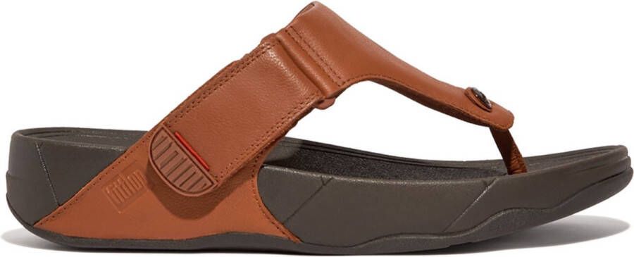 FitFlop Teenslippers TRAKK TM II TOE-THONGS DARK TAN CO