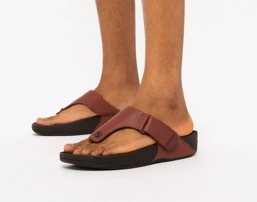 FitFlop Trakk II Slippers voor Mannen BRUIN